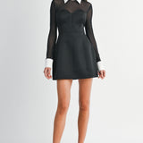 The Icon Mesh Mini Dress