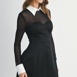 The Icon Mesh Mini Dress