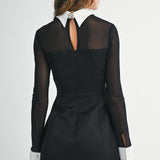 The Icon Mesh Mini Dress