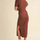 Mocha Dream Midi Dress