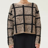 Gridlock Chic Sweater