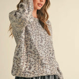 Metallic Leopard Luxe Sweater