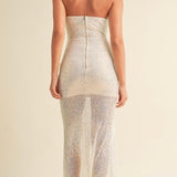 Sequined Dreams Maxi Dress