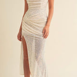 Sequined Dreams Maxi Dress