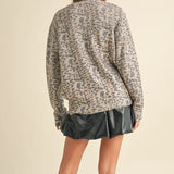 Metallic Leopard Luxe Sweater