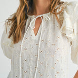 Seaside Lace Whimsy Blouse